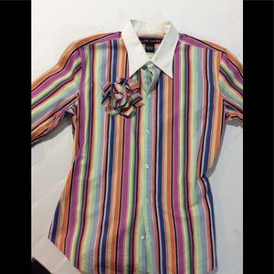 Ralph Lauren Multicolor Striped Button Down Shirt
